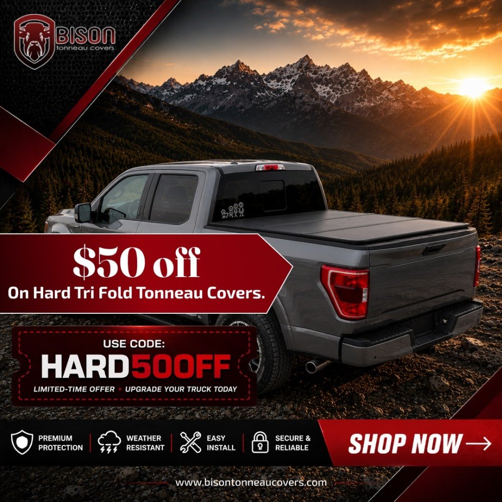 Bison Tonneau Covers Promo
